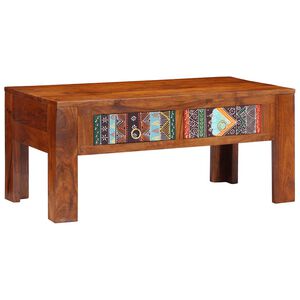 vidaXL Salontafel 90x50x40 cm massief acaciahout