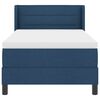 vidaXL Boxspringbed met matras Blauw 200 x 90 cm Polyester