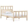 vidaXL Bedframe massief hout 90x200 cm