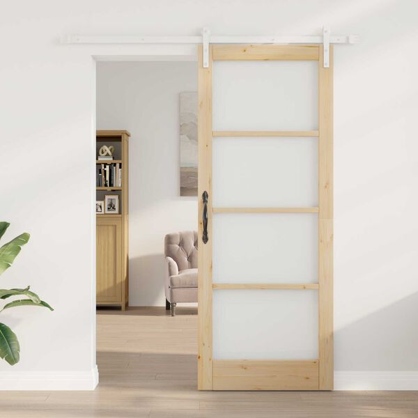 vidaXL Schuifdeur ORKDAL Naturel 83 x 211 cm