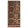 vidaXL Highboard Oud Hout 68 x 37 x 142 cm Bewerkt hout