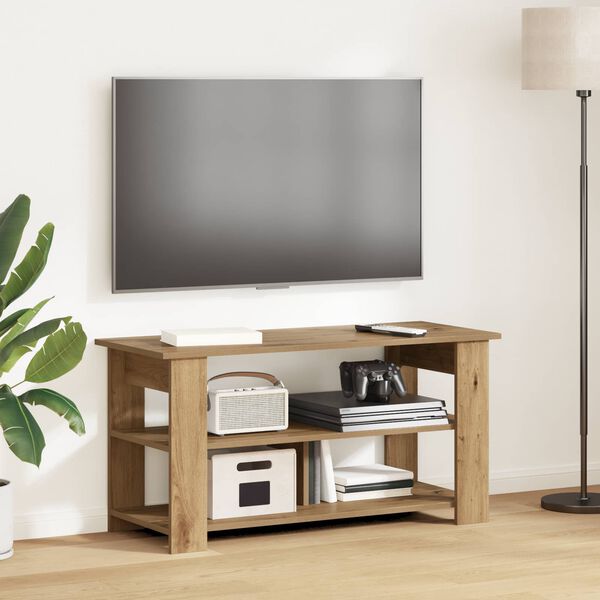 vidaXL TV-standaard Artisan Eiken 100 x 40 x 50 cm