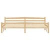 vidaXL Bedframe massief grenenhout 200x200 cm