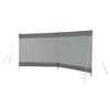 Bo-Camp Windscherm 2 delen Ellen 150x140 cm grijs en antracietkleurig