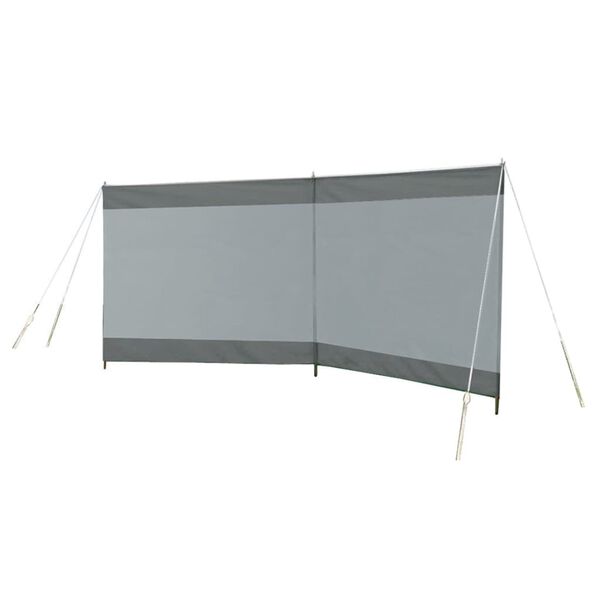 Bo-Camp Windscherm 2 delen Ellen 150x140 cm grijs en antracietkleurig