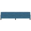 vidaXL Bedframe met matras Donkerblauw 90 x 200 cm Stof