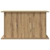 vidaXL Aquariumstandaard Artisan Eikenhout 101x41x58 cm Bewerkt Hout