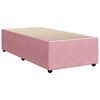 vidaXL Bedframe fluweel roze 80x200 cm