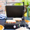 Livoo Panini- en contactgrill 2200 W grijs