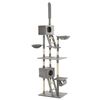 vidaXL Kattenkrabpaal met sisal krabpalen 230-260 cm grijs