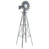 vidaXL Windmolen Grijs 84 x 68 x 245 cm IJzer