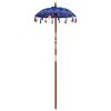 vidaXL Balinese Parasol Blauw 95 x 95 x 260 cm