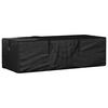 vidaXL Opbergtas voor tuinkussens 135x40x55 cm polyetheen zwart