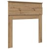 vidaXL Hoofdbord met hoofdeinde Artisan Eiken 75 cm Bewerkt hout