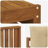 vidaXL Buiten bankenset met kussen 9 pcs Natuurlijk en Beige
