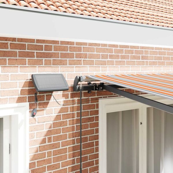 vidaXL Inklapbaar Zonnescherm Multikleur 350 x 250 cm Stof