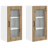 vidaXL Vaatwasserpaneel Kalmar 2 pcs Artisan Eiken Bewerkt hout