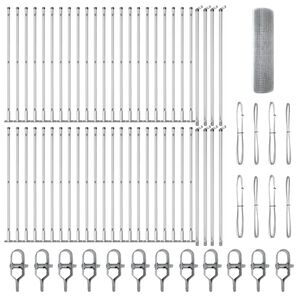 vidaXL Afrasteringspaal Zilverkleurig