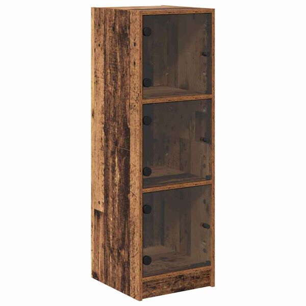 vidaXL Highboard Oud Hout 35 x 37 x 109 cm Bewerkt hout
