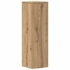 vidaXL Plantenstandaards 2 st 25x25x80 cm hout artisanaal eikenkleurig