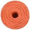 vidaXL Werktouw 12 mm 50 m polypropeen oranje