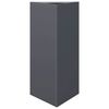 vidaXL Plantenbak driehoek 40x34,5x75 cm staal antracietkleurig