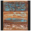 vidaXL Eettafel 60x60x75 cm massief gerecycled hout