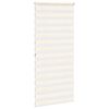 vidaXL Zebra rolgordijn 105x200 cm stofbreedte 100,9cm marmerbeige