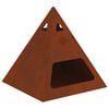 vidaXL Vuurkorf Bruin 50 x 50 x 51 cm Cortenstaal