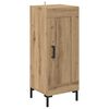 vidaXL Hoge kast Artisan Eiken 69,5 x 34 x 180 cm Bewerkt hout