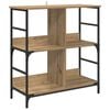 vidaXL Boekenkast 4-laags 78,5 x 33 x 82 cm Bewerkt hout