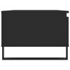 vidaXL Salontafel 90x50x36,5 cm bewerkt hout zwart