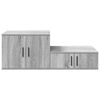 vidaXL Opbergkast 2 pcs Grijs Sonoma 127 x 41 x 40 cm Bewerkt hout