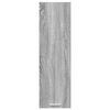 vidaXL Hangkast met opslag Grijs Sonoma 30 x 31 x 100 cm Bewerkt hout