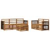 vidaXL Sofa-Sets 6 pcs Massief Acaciahout