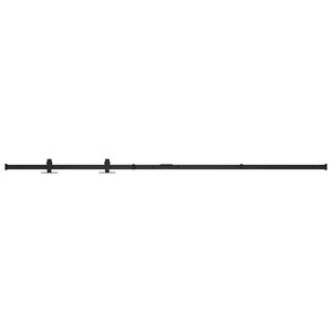 vidaXL Ophangset voor minischuifdeur 183 cm koolstofstaal
