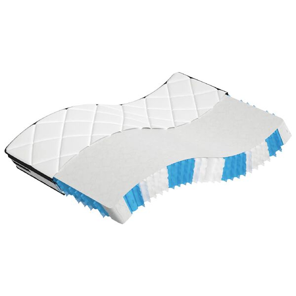 vidaXL Pocketveringmatras middelhard-plus 140x190 cm