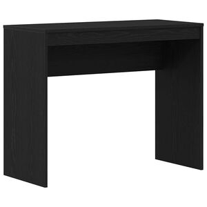vidaXL Bureau Zwart Eiken 90x40x72 cm Bewerkt Hout