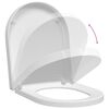 vidaXL Toiletzitting Verstelbaar Wit 48 x 36,5 x 4,5 cm Polypropyleen