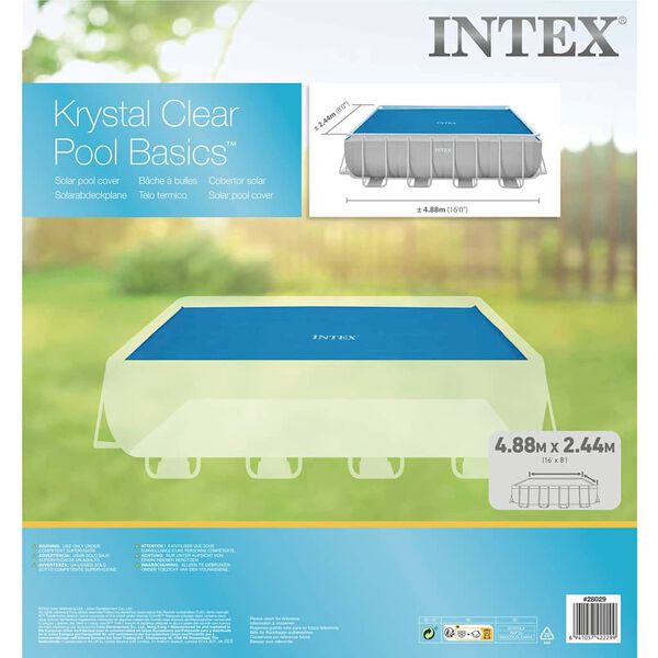 Intex Solarzwembadhoes 476x234 cm polyetheen blauw