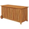 vidaXL Tuinbox met wieltjes 113x50x58 cm massief acaciahout