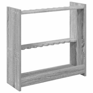 vidaXL Biljartkeu standaard Bewerkt hout 60 x 20 x 57 cm Grijs Sonoma