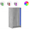 vidaXL Dressoir met LED 42,5x34x85 cm bewerkt hout grijs sonoma eiken