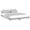 vidaXL Bedframe zonder matras 180x200 cm spaanplaat grijs Sonoma