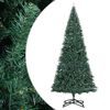 vidaXL Kunstkerstboom met standaard 500 cm PVC groen