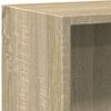 vidaXL Boekenkast 60x24x76 cm bewerkt hout sonoma eikenkleurig