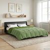 vidaXL Winter Dekbed Gekwilt Groen 200 x 240 cm Microfiber
