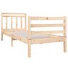 vidaXL Bedframe massief hout 75x190 cm