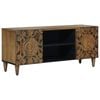 vidaXL TV-kast met opslag Bruin 105 x 33,5 x 46 cm Massief Mango Hout