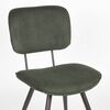 LABEL51 Eetkamerstoelen 2 st Vic 49x60x87 cm legergroen